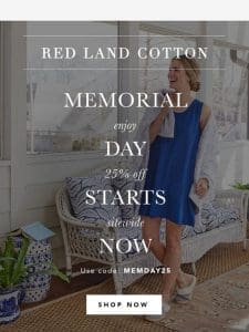 Our Memorial Day Sale Is LIVE ?