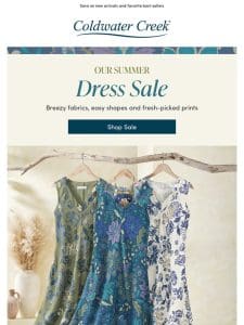 Our Once-a-Year Summer Dress Sale