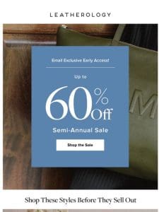 Our Semi Annual Sale is HERE!