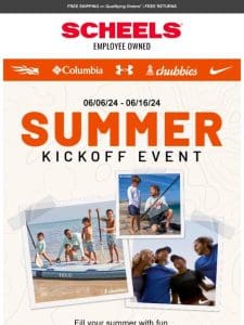 Our Summer Kickoff Event Is Here!