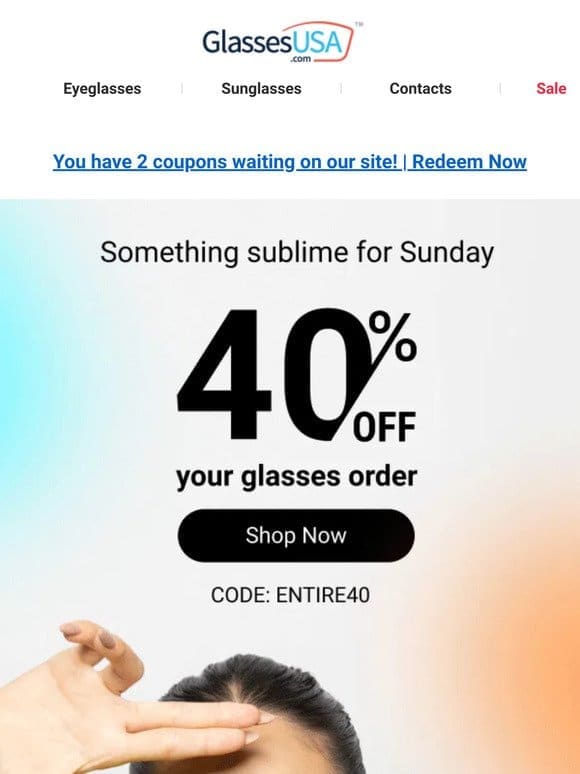 ? Our Sunday Sale ends at midnight ?