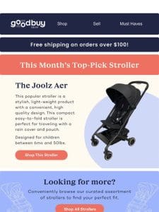 Our Top-Pick Stroller