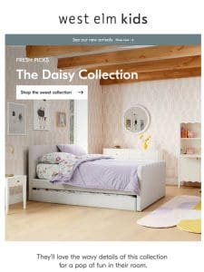 Our best-selling Daisy collection