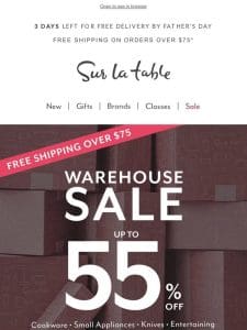 Our big Summer Warehouse Sale starts today!