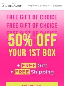 Our most Popular Box is 50% OFF!