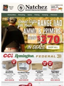 Over $370 in Deals on Ammo & Primers