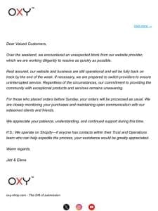 Oxy-Shop is under maintenance