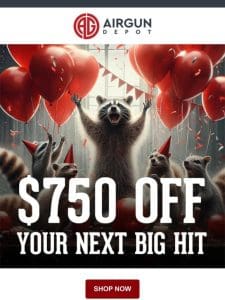 PCP Party: $750 Off Your Next Big Hit