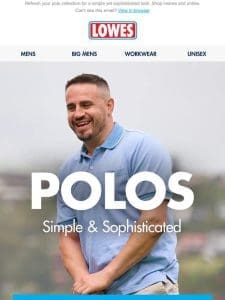 POLOS   Simple & Sophisticated | Shop instore & online