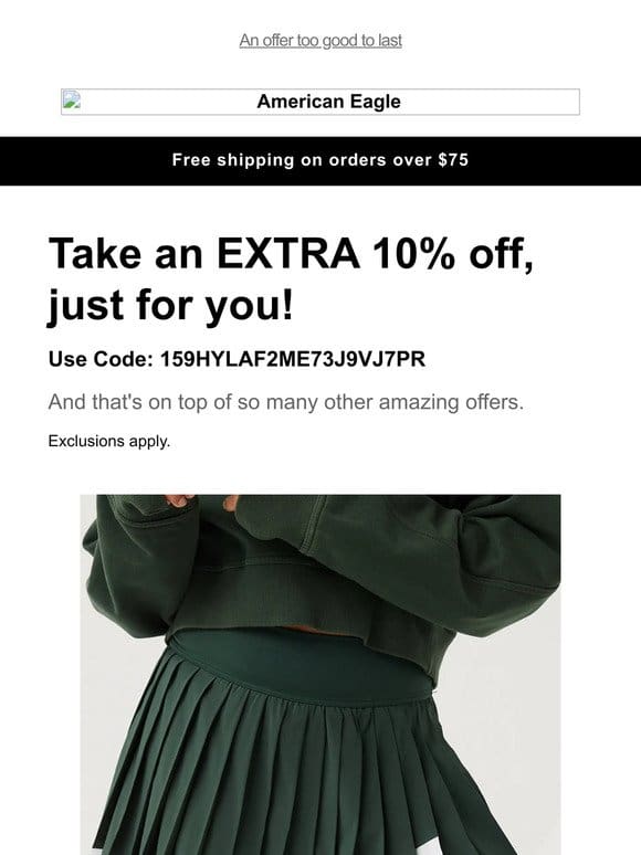 PRICE DROP! On sale + an EXTRA 10% off your faves