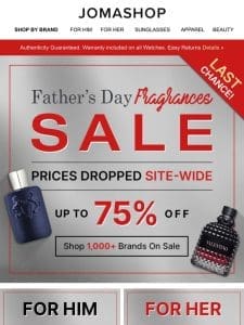 ? PRICE DROP on ALL FRAGRANCES ?