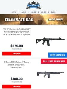PSA Father’s Day Deals Continue! | AAC 5.56 77gr OTM 20rd Box $10.99!