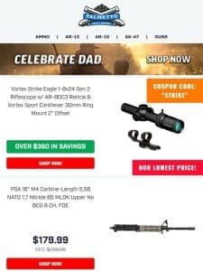 PSA Father’s Day Sale Starts Now! | Free Shipping On All PSA Complete Firearms!