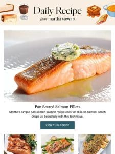 Pan Seared Salmon Fillets