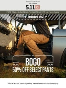Pant-Tastic Savings! Check Out Our BOGO Pants Deal