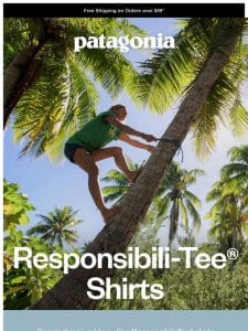 Patagonia’s lowest carbon footprint T-shirt