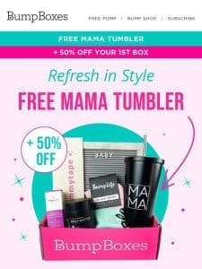 Perfect for SUMMER → FREE Tumbler!