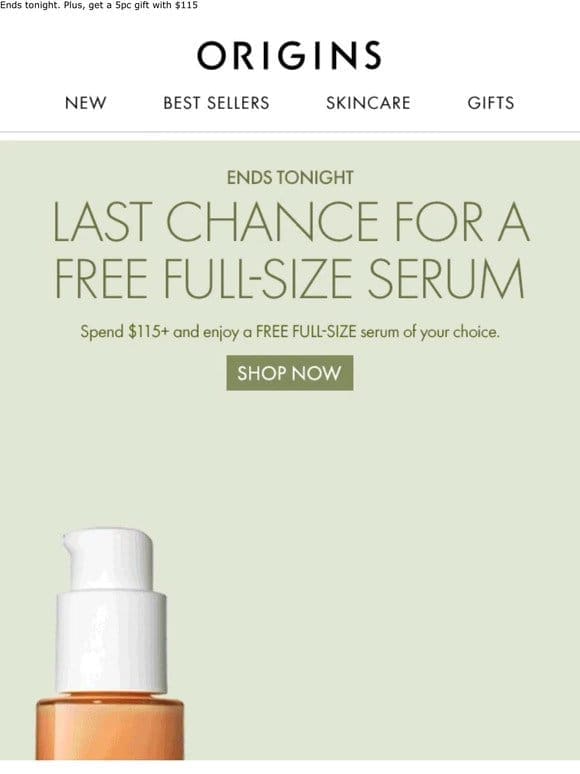 Pick Your FREE Serum Now Before It’s Too Late!