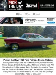 Pick of the Day: 1956 Ford Fairlane Crown Victoria