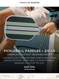 Pickleball， Anyone?