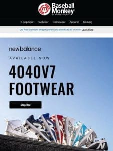 Play Like a Pro with New Balance 4040v7 Baseball Shoes! ⚾