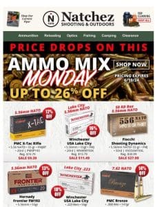 Price Drops on Ammo Mix Monday!