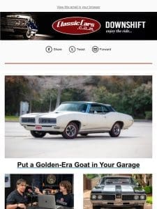 Put a Golden-Era Goat in Your Garage