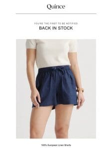 RE: 100% European Linen Shorts
