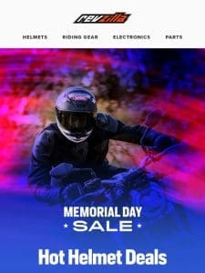 RED HOT Helmet Deals For Memorial Day