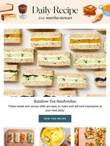 Rainbow Tea Sandwiches