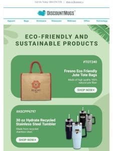 Reduce， Reuse， Recycle: Explore Our Sustainable Products