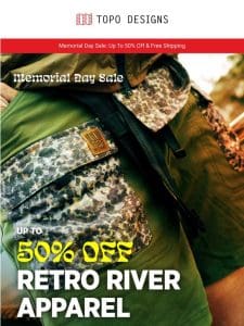 Retro River: Up To 50% Off