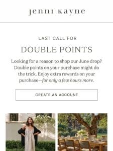 Reward Yourself With 2x Points