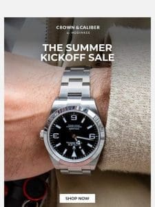 Rolex In The Summer Kickoff Sale