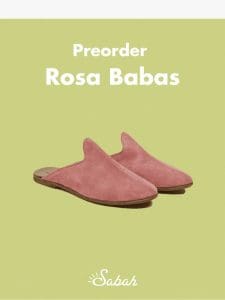 Rosa Baba Preorder ?