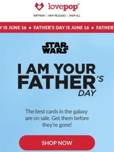 SALE: Star Wars™ Father’s Day cards