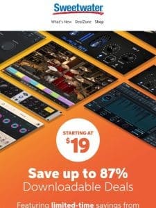 ? SOFTWARE FLASH SALE: Up to 87% Off!