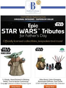 STAR WARS Favorites – Unique and Perfect for Father’s Day!