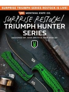 SURPRISE DROP  THE NOCK ON TRIUMPH HUNTER SERIES IS LIVE!