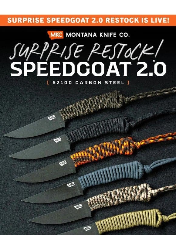 SURPRISE DROP  THE SPEEDGOAT 2.0 & SUPER CUB IS LIVE!