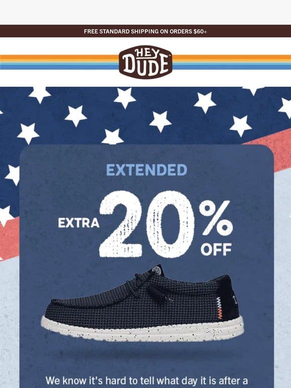 SURPRISE   Extra 20% Off Extended