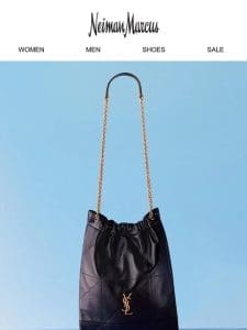 Saint Laurent’s drawstring bag is drawing attention