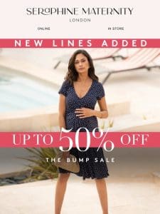 Sale up to 50% off | New lines added!