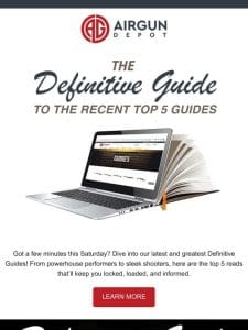 Saturday Reading: Top 5 New Definitive Guide