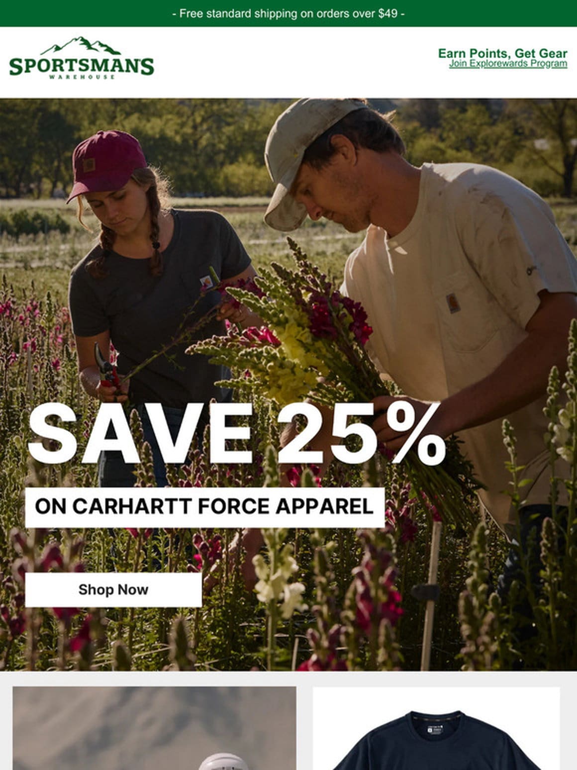 Save 25% on Carhartt Force Apparel – Toughness Meets Savings!