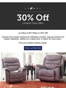Save 30% & Support the Lazy ?