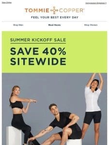 ?? Save 40% Sitewide ??