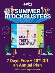 Save 40% & unlock these summer blockbusters!