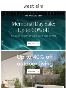 Save BIG on outdoor living must-haves