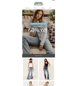 Save Up To 50% On Denim